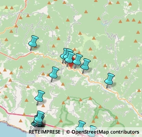 Mappa Via Pezzonasca, 16047 Moconesi GE, Italia (5.4515)