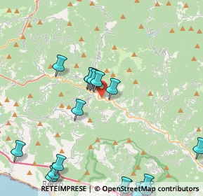 Mappa Via Pezzonasca, 16047 Moconesi GE, Italia (6.003)