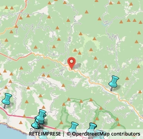Mappa Via Pezzonasca, 16047 Moconesi GE, Italia (8.059)