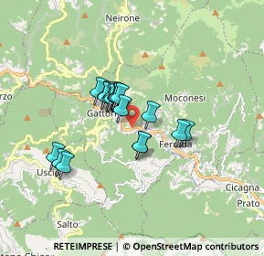 Mappa Via Pezzonasca, 16047 Moconesi GE, Italia (1.184)