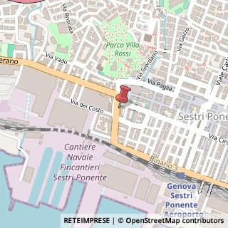 Mappa Via Giacomo Soliman, 32, 16154 Genova, Genova (Liguria)