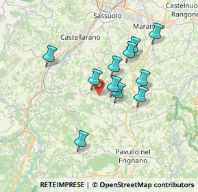 Mappa Via della Riva, 41028 Serramazzoni MO, Italia (6.17818)