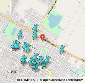 Mappa Via G. Pulicari, 48022 Lugo RA, Italia (0.5795)