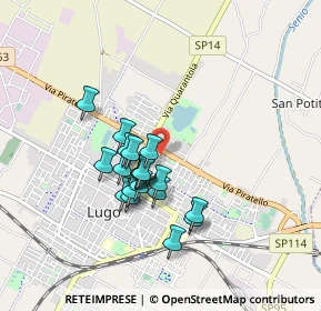 Mappa Via G. Pulicari, 48022 Lugo RA, Italia (0.7005)