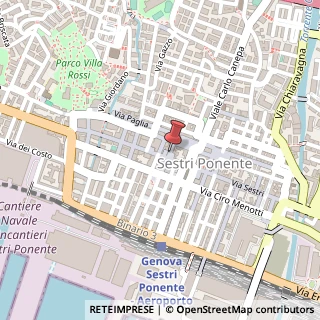 Mappa Via Chiappori, 5, 16100 Genova, Genova (Liguria)