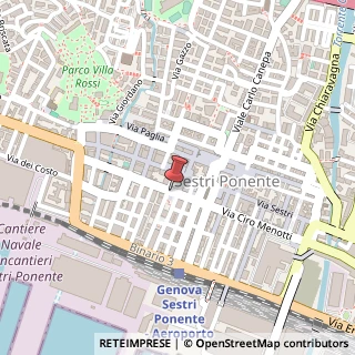 Mappa Via Ciro Menotti, 33a 1, 16154 Genova, Genova (Liguria)