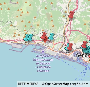 Mappa Via Chiappori, 16154 Genova GE, Italia (5.91059)