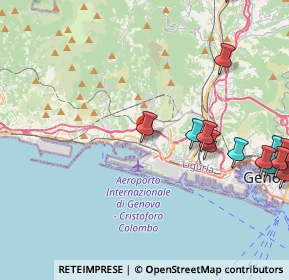 Mappa Via Chiappori, 16154 Genova GE, Italia (6.3985)