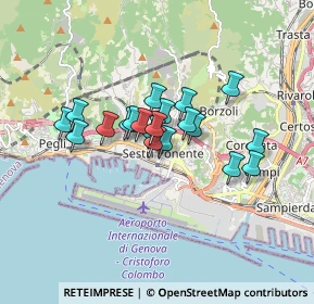 Mappa Via Chiappori, 16154 Genova GE, Italia (1.2015)