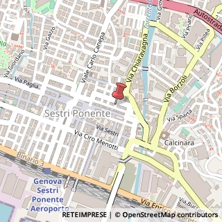 Mappa Via Padre Antero, 1/R, 16154 Genova, Genova (Liguria)