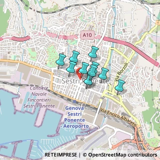 Mappa Via Sestri, 16100 Genova GE, Italia (0.22182)