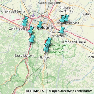 Mappa Via Rio Fabbiani, 40065 Pianoro BO, Italia (6.90875)