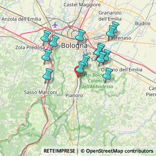 Mappa Via Rio Fabbiani, 40065 Pianoro BO, Italia (6.895)