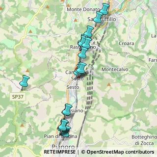 Mappa Via Rio Fabbiani, 40065 Pianoro BO, Italia (2.122)