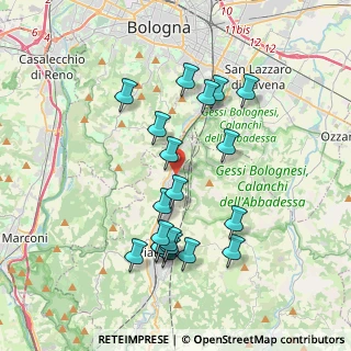 Mappa Via Rio Fabbiani, 40065 Pianoro BO, Italia (3.7435)