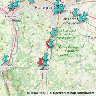 Mappa Via Rio Fabbiani, 40065 Pianoro BO, Italia (6.703)