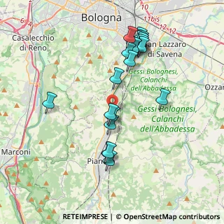 Mappa Via Rio Fabbiani, 40065 Pianoro BO, Italia (3.8975)