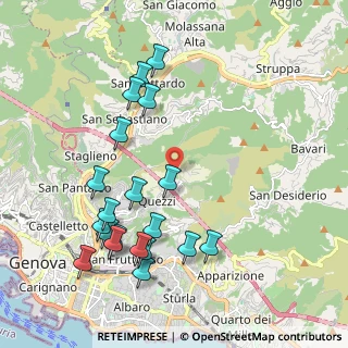 Mappa Via Mottachiusura, 16144 Genova GE, Italia (2.2665)