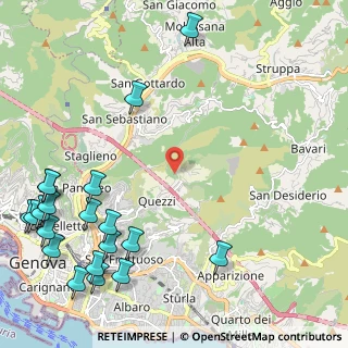 Mappa Via Mottachiusura, 16144 Genova GE, Italia (3.2405)