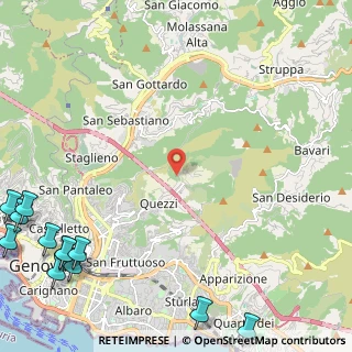 Mappa Via Mottachiusura, 16144 Genova GE, Italia (4.04917)