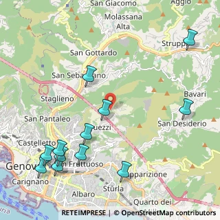 Mappa Via Mottachiusura, 16144 Genova GE, Italia (2.7325)