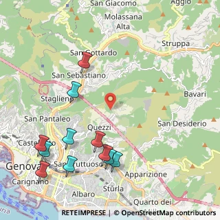 Mappa Via Mottachiusura, 16144 Genova GE, Italia (2.62182)