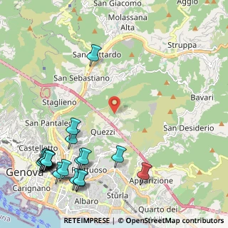 Mappa Via Mottachiusura, 16144 Genova GE, Italia (3.0755)