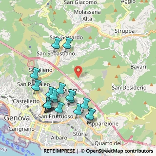 Mappa Via Mottachiusura, 16144 Genova GE, Italia (2.2765)