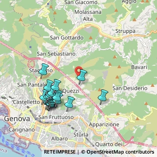 Mappa Via Mottachiusura, 16144 Genova GE, Italia (2.10368)