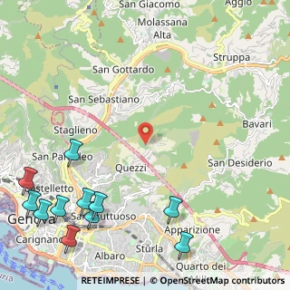 Mappa Via Mottachiusura, 16144 Genova GE, Italia (3.38091)