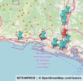 Mappa Via Carlo Corsi, 16154 Genova GE, Italia (3.97)