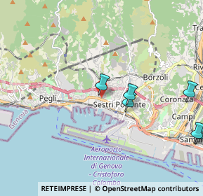 Mappa Via Carlo Corsi, 16154 Genova GE, Italia (3.36545)