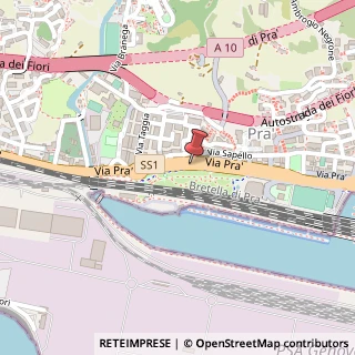 Mappa Via Prà, 92 r, 16157 Genova, Genova (Liguria)