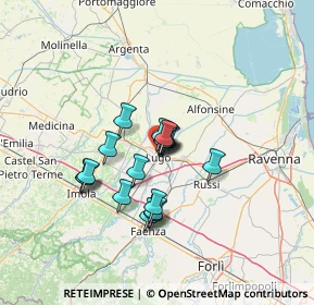 Mappa Via Vincenzo Bellini, 48022 Lugo RA, Italia (9.67167)
