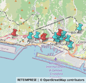 Mappa Via delle Ripe, 16155 Genova GE, Italia (1.64917)