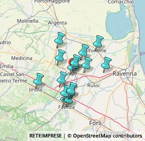 Mappa Via del Villaggio Neolitico, 48022 Lugo RA, Italia (9.89625)
