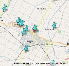 Mappa Via del Villaggio Neolitico, 48022 Lugo RA, Italia (2.555)