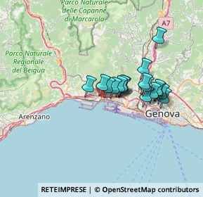 Mappa Via Vincenzo Monti, 16156 Genova GE, Italia (5.26222)
