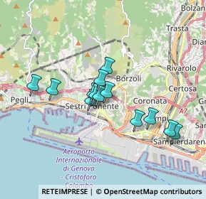 Mappa Via Borzoli, 16154 Genova GE, Italia (1.39769)