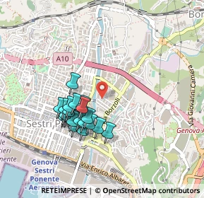 Mappa Via Borzoli, 16154 Genova GE, Italia (0.4055)