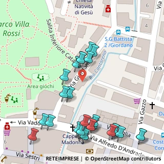 Mappa Via Giordano, 16154 Genova GE, Italia (0.06897)
