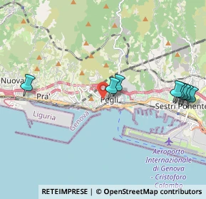 Mappa 16156 Genova GE, Italia (3.20538)