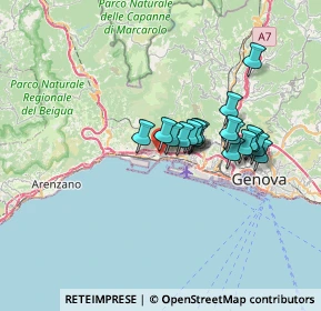 Mappa 16156 Genova GE, Italia (5.38556)