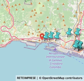 Mappa 16156 Genova GE, Italia (5.68667)