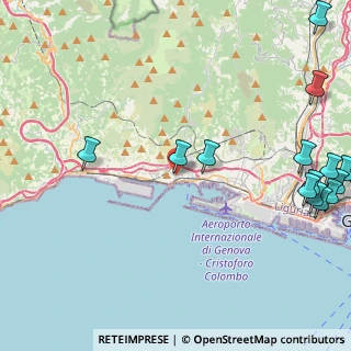 Mappa Via Gerolamo Rovetta, 16156 Genova GE, Italia (6.48533)