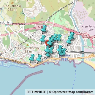 Mappa Via Gerolamo Rovetta, 16156 Genova GE, Italia (0.278)