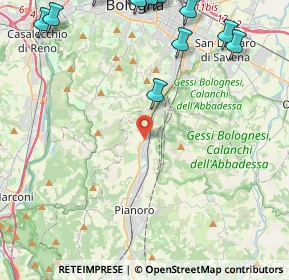 Mappa 40065 Bologna BO, Italia (7.03944)