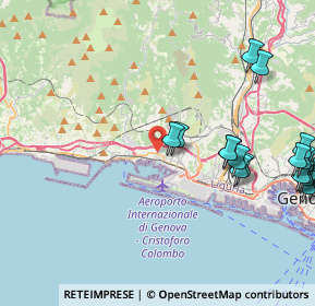 Mappa Vico Carlo Sperone, 16154 Genova GE, Italia (5.7365)