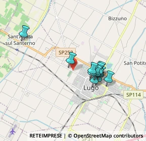 Mappa Viale de Brozzi, 48022 Lugo RA, Italia (1.45182)