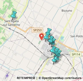 Mappa Viale de Brozzi, 48022 Lugo RA, Italia (1.64455)